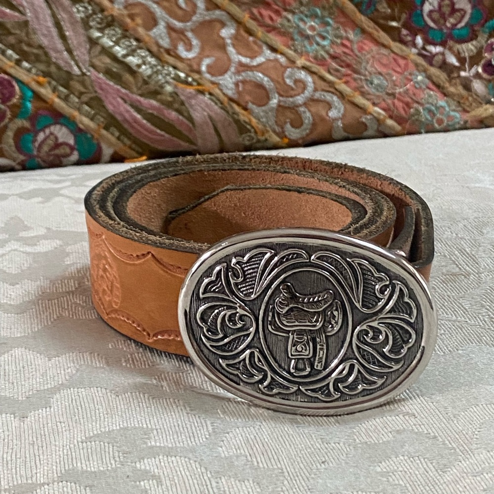 Western Leather Belt